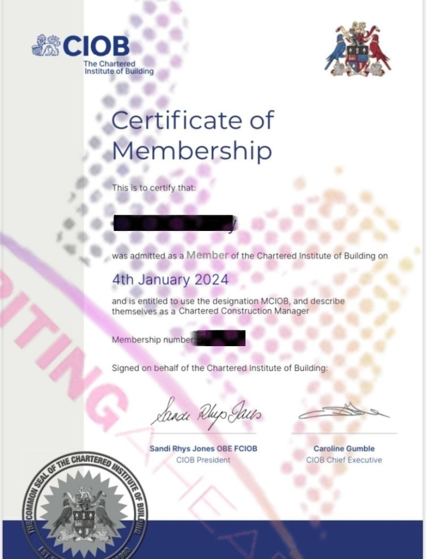 Who Can Apply for the CIOB Professional Review?