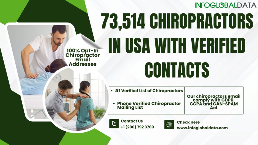 Boost Your Healthcare Marketing with a Chiropractor Email List: A Game-Changer for the Healthcare Industry