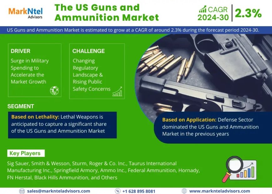 US Guns and Ammunition Market Outlook: Trends, Value, and Company Profiles - 2030
