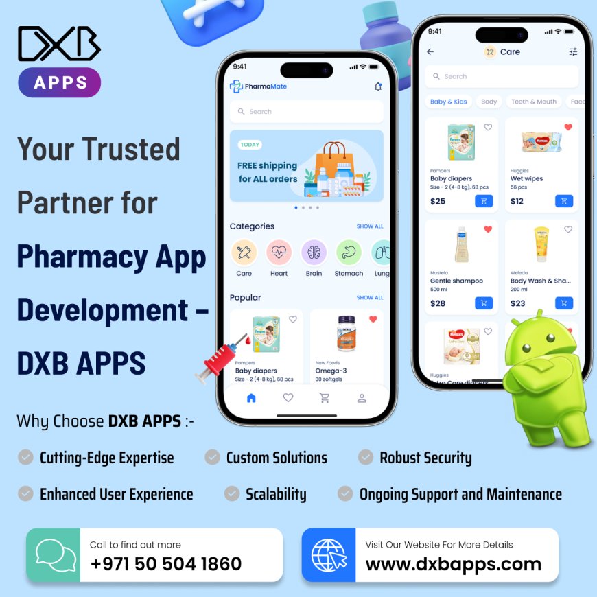 Get range of top Mobile Application Development Abu Dhabi solutions by DXB APPS