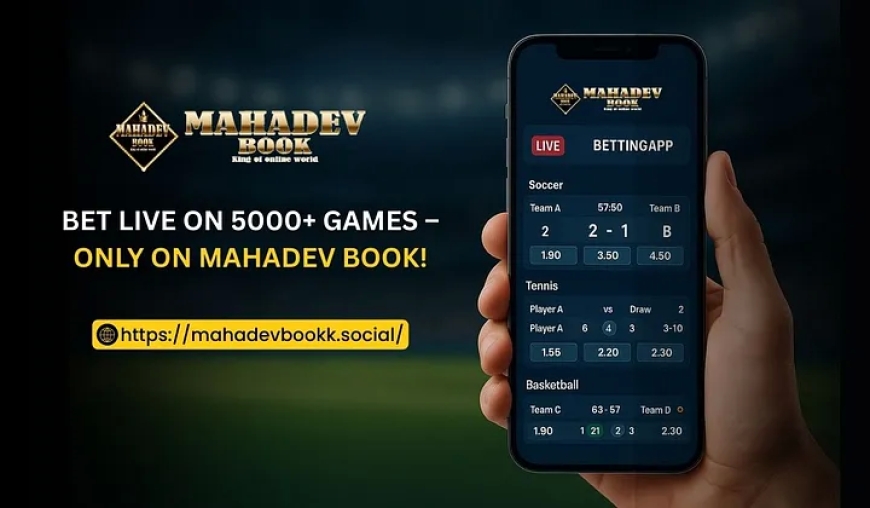 Bet Live on 5000+ Games – Only on Mahadev Book!