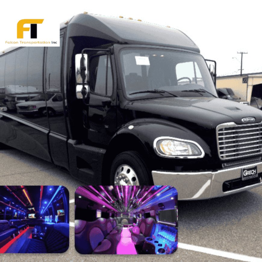 Party Bus Experience in Palm Desert with Falcon Transportation Inc.