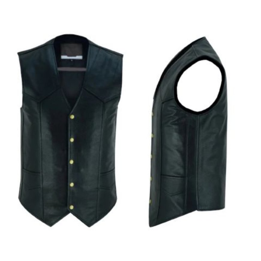 Top Reasons to Wear a Men Leather Vest – Style, Comfort & Timeless Look