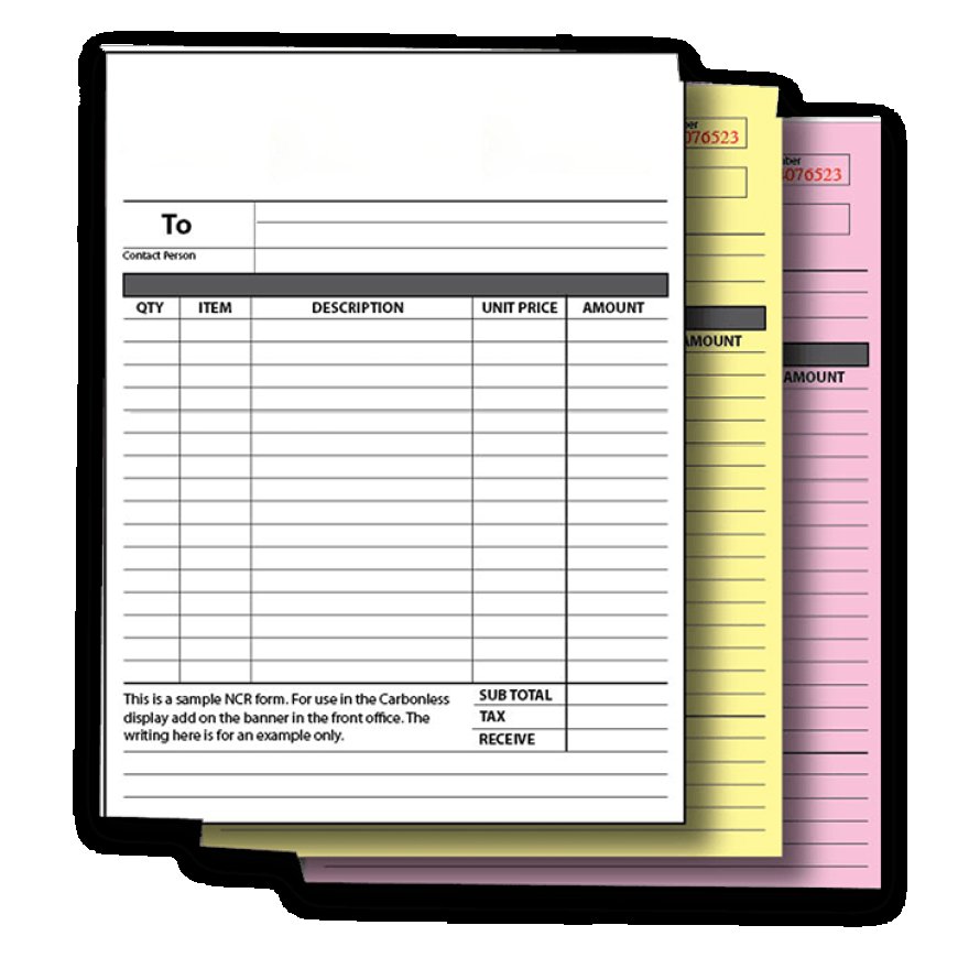 4 Part Carbonless Forms Wholesale – Multi-Copy Solutions for Businesses