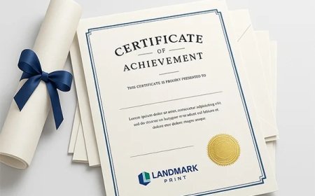Certificate Printing: Elevate Recognition with Premium Quality Solutions