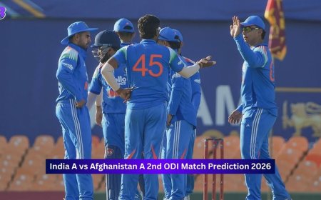 India A vs Afghanistan A, 2nd Match, Tri Nation A ODI Series In Sri Lanka 2026