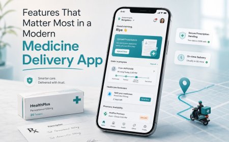 Features That Matter Most in a Modern Medicine Delivery App
