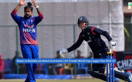 Nepal vs Namibia, 1st Match, ICC Cricket World Cup League Two 2023–27 – Full Scorecard and Match Highlights