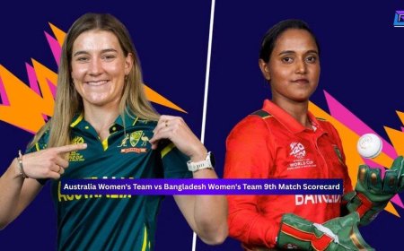 Australia Women's Team vs Bangladesh Women's Team, 9th Match