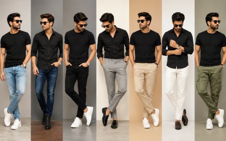 Best Bottomwear to Pair with Black T-Shirts and Black Shirts for Men