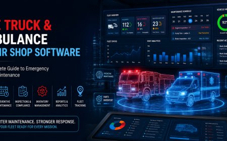 Fire Truck and Ambulance Repair Shop Software: The Complete Guide to Emergency Vehicle Maintenance