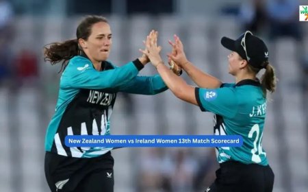 New Zealand Women vs Ireland Women, 13th Match, Group B, ICC Women's T20 World Cup 2026 Scorecard