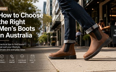 How to Choose the Right Men's Boots in Australia