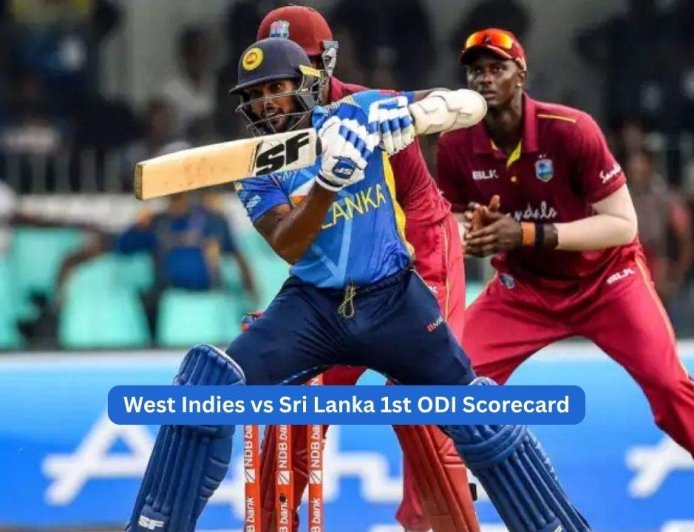 West Indies vs Sri Lanka 1st ODI, Sri Lanka West Indies Tour 2026 Scorecard