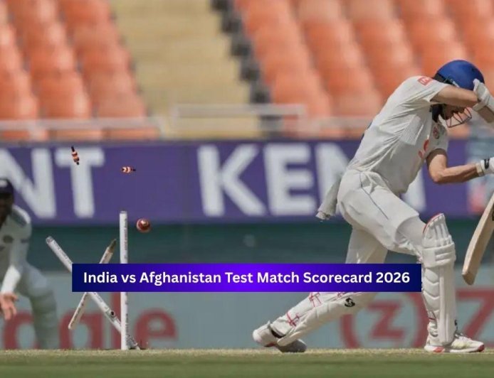 India vs Afghanistan Test Match Scorecard 2026: Highlights, Runs, Wickets and Important Moments