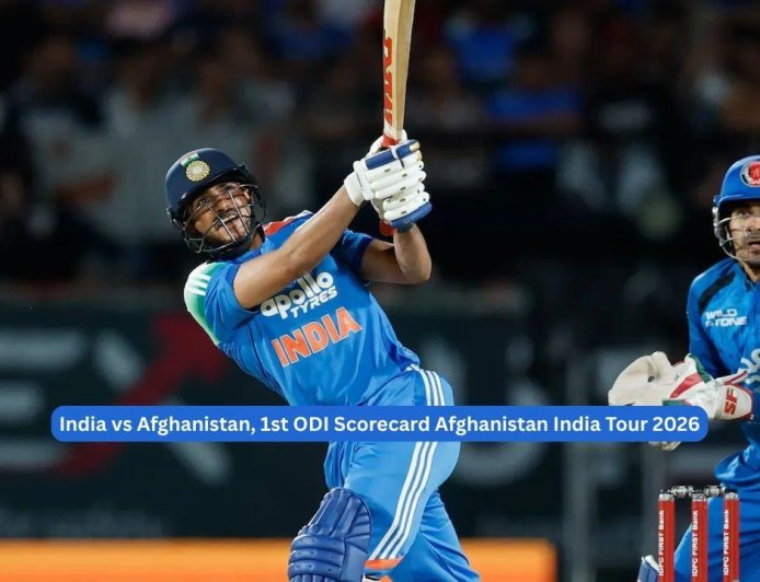 India vs Afghanistan, 1st ODI Scorecard Afghanistan India Tour 2026 Match Highlights and Full Result