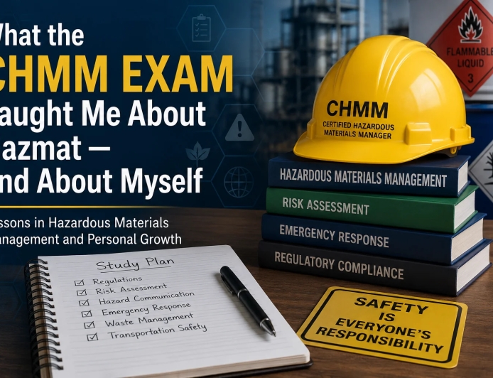 What the CHMM Exam Taught Me About Hazmat - and About Myself