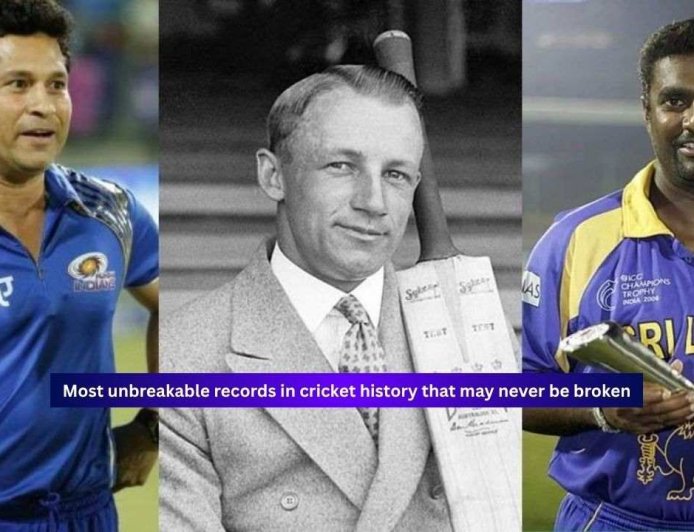 10 most unbreakable records in cricket history that may never be broken
