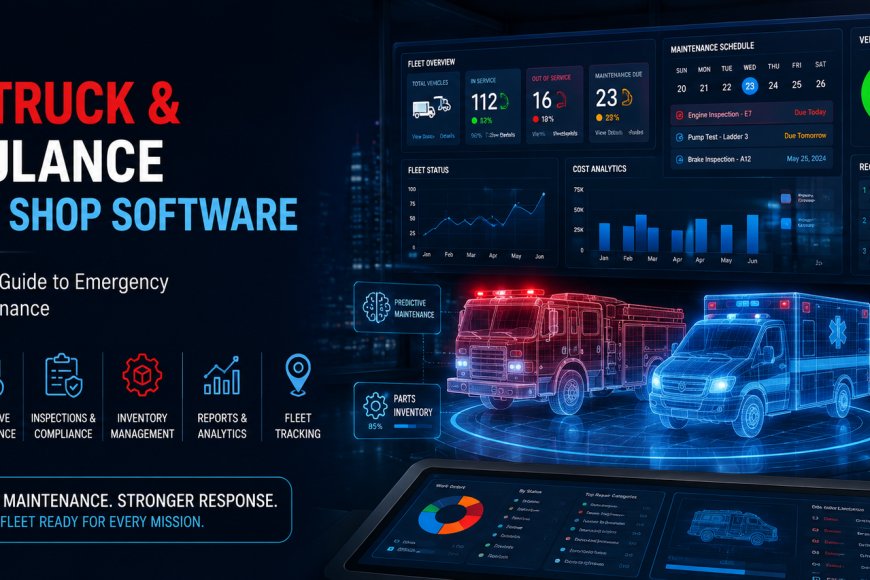 Fire Truck and Ambulance Repair Shop Software: The Complete Guide to Emergency Vehicle Maintenance