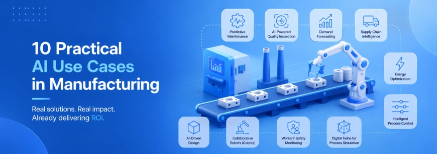 10 High-Impact AI in Manufacturing Solutions Delivering Immediate Value