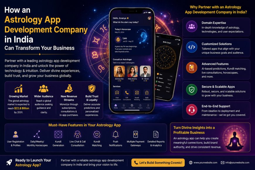 How an Astrology App Development Company in India Can Transform Your Business