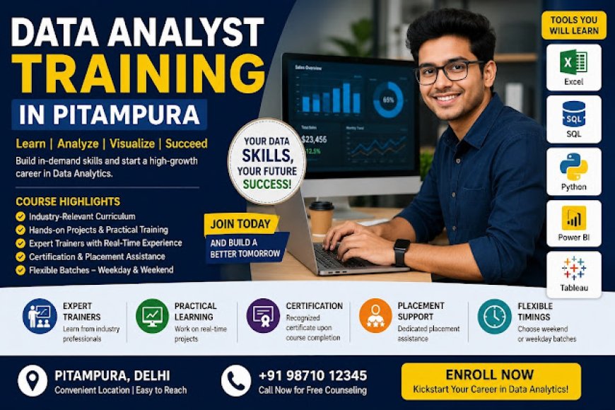 Best Data Analyst Course in Pitampura with Practical Training – Nice IT Services