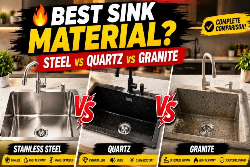 Kitchen Sink Material Comparison India: Which Sink Material Is Best for Your Home?