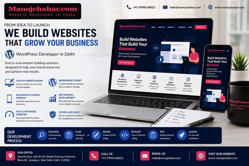 From Idea to Launch: Website Building Solutions by Manoj Chahar