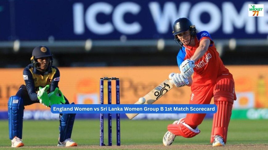 England Women vs Sri Lanka Women, Group B Match 1, ICC Women's T20 World Cup 2026 Scorecard