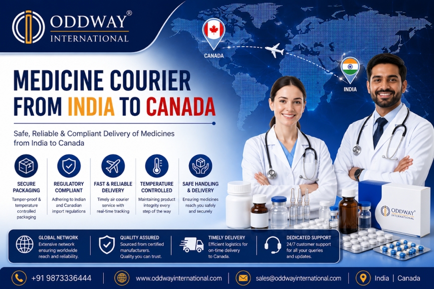 How to Book a Medicine Courier from India to Canada Legally