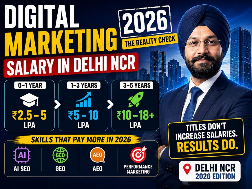 Digital Marketing Salary in Delhi NCR (2026): The Reality Check