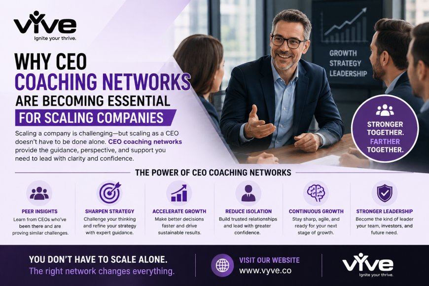 Why CEO Coaching Networks Are Becoming Essential for Scaling Companies