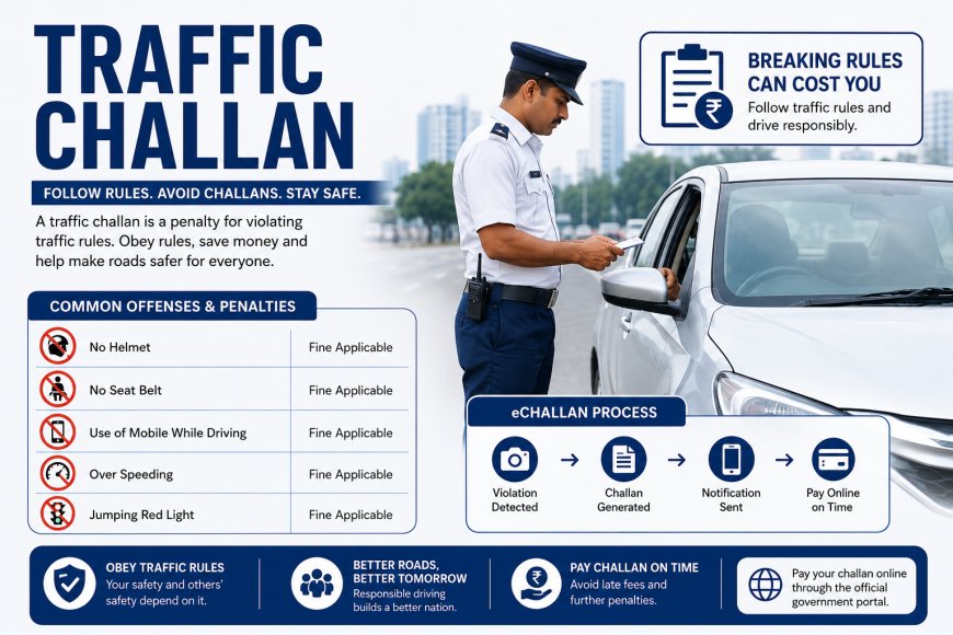 How Paying Your Traffic Challan on Time Saves You from Bigger Penalties Later On