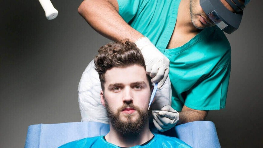 Beard transplant for scar coverage on face