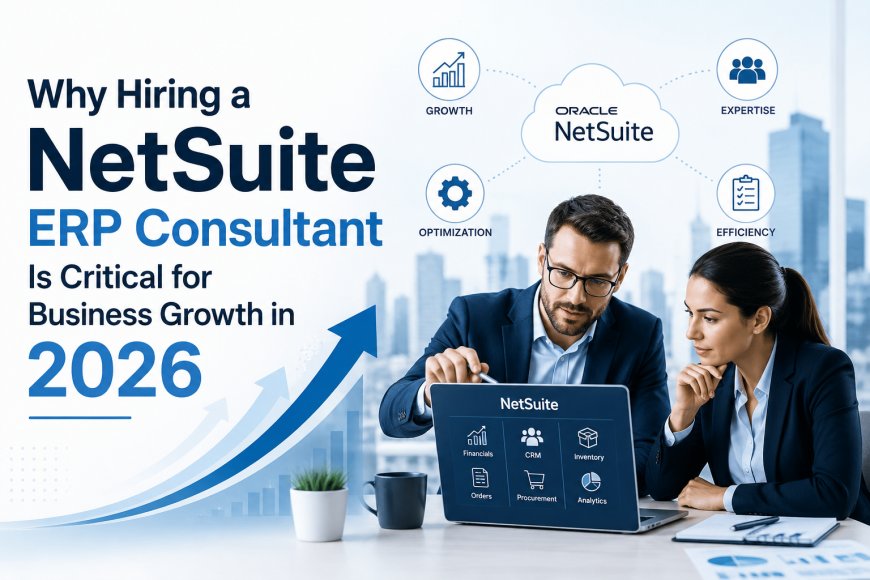 Why Hiring a NetSuite ERP Consultant Is Critical for Business Growth in 2026