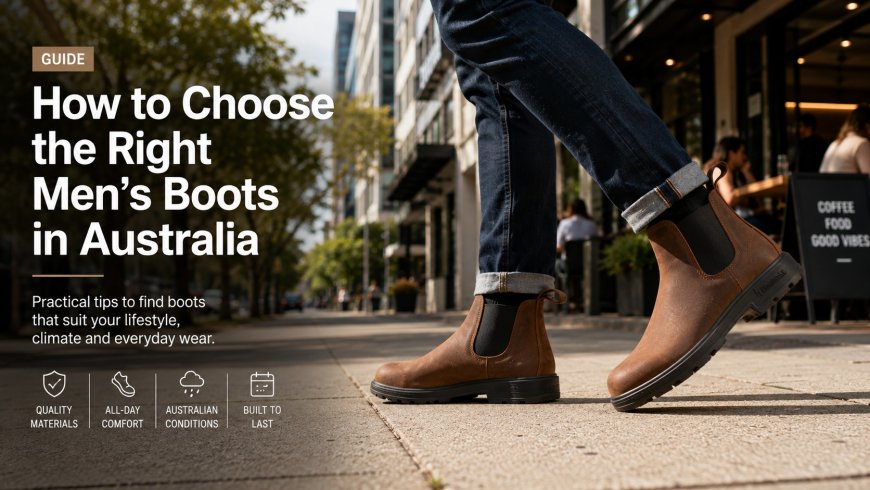 How to Choose the Right Men's Boots in Australia