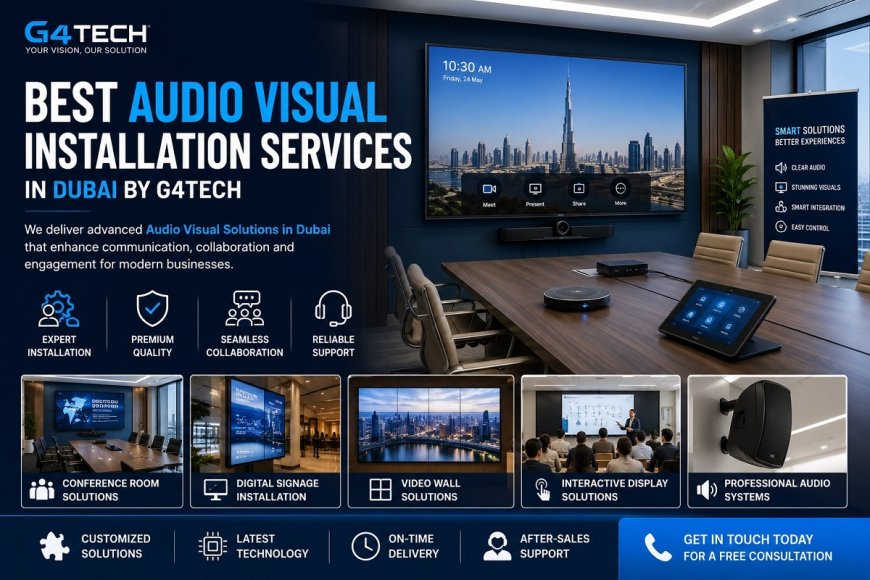 Best Audio Visual Installation Services in Dubai by G4Tech