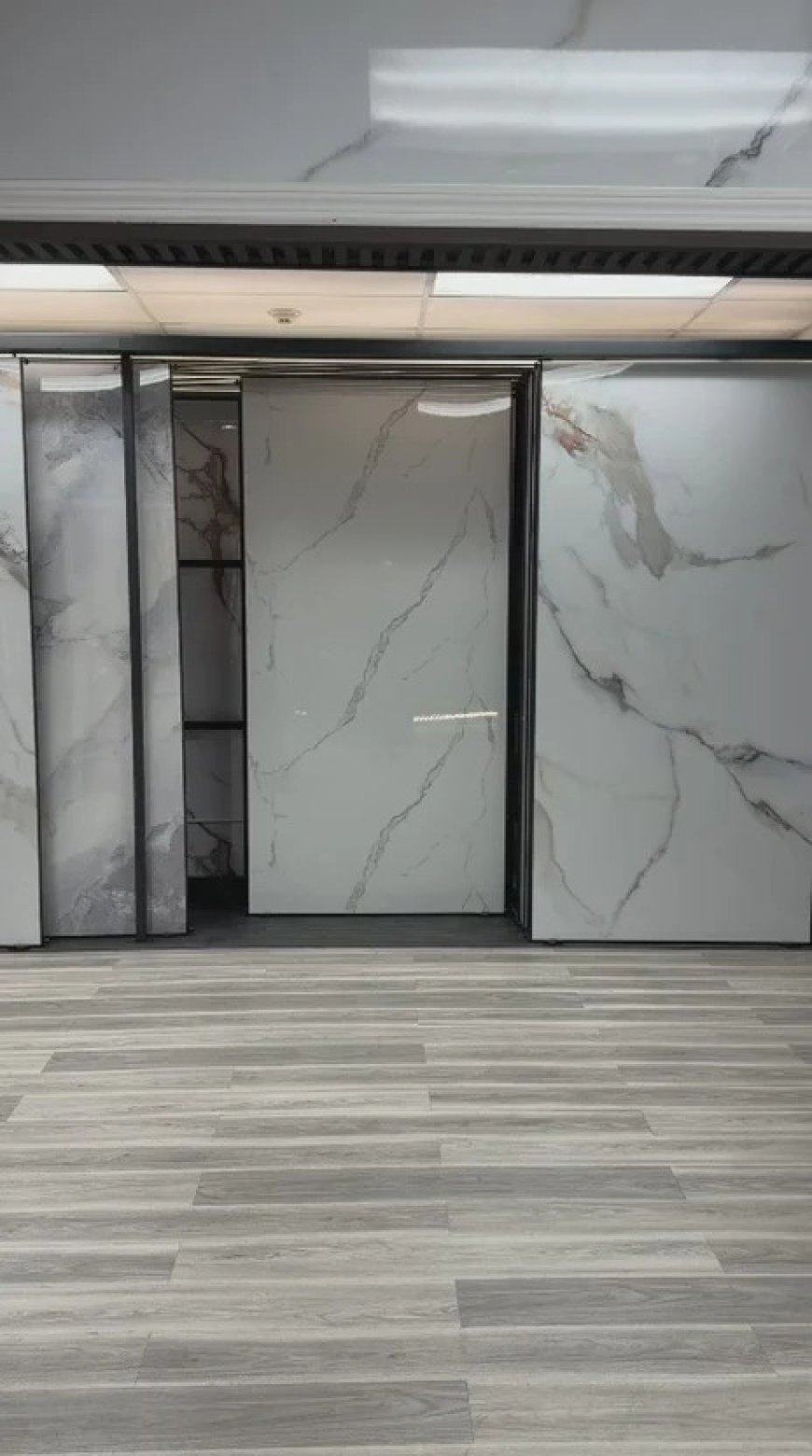 Elegant Black PVC Marble Sheet with Modern Marble Look