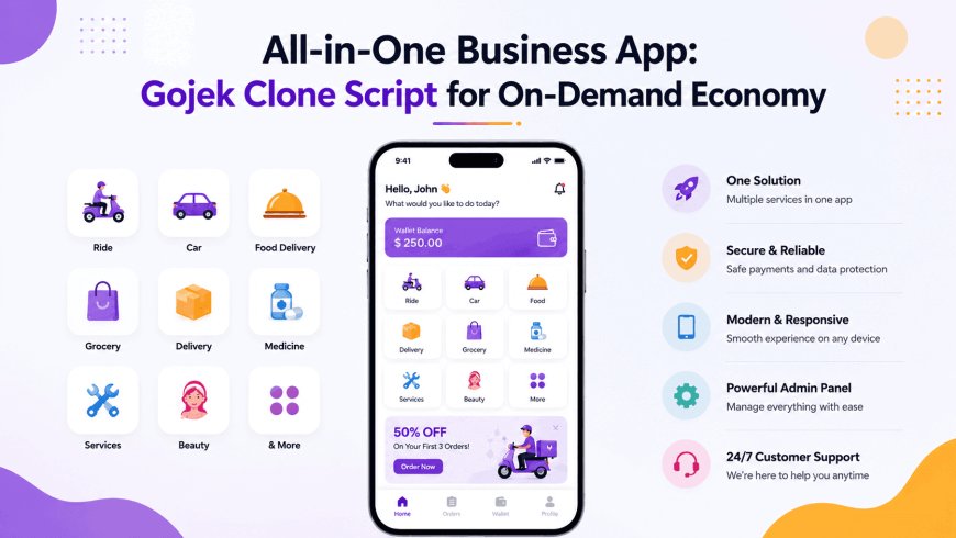 All-in-One Business App: Gojek Clone Script for On-Demand Economy
