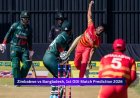 Zimbabwe vs Bangladesh, 1st ODI Match, Bangladesh tour of Zimbabwe 2026
