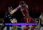 West Indies vs New Zealand 3rd ODI Match 2026