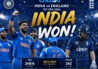 Did India Send a Strong Message with Their First ODI Win Over England?