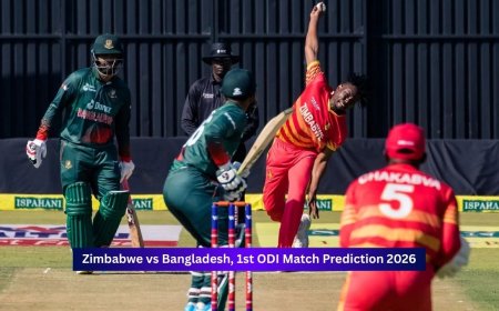 Zimbabwe vs Bangladesh, 1st ODI Match, Bangladesh tour of Zimbabwe 2026