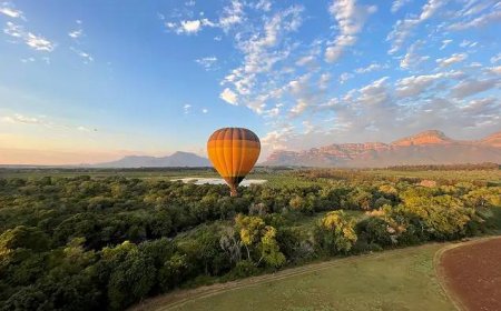 Hot Air Balloon Rides in Johannesburg A Scenic Adventure Above South Africa's Most Beautiful Landscapes