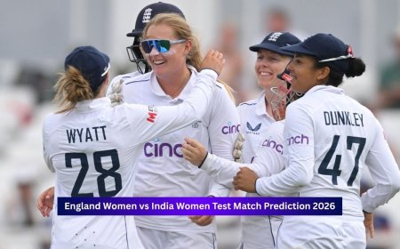 England Women vs India Women, 1st Test Match Prediction 2026
