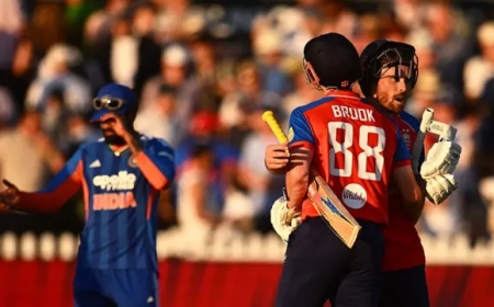 England Outplay India to Clinch T20I Series Before the Final Match