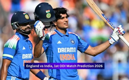 IND vs ENG, 1st ODI Match Prediction 2026