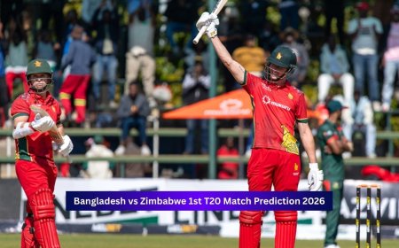 Bangladesh vs Zimbabwe 1st T20 Match 2026