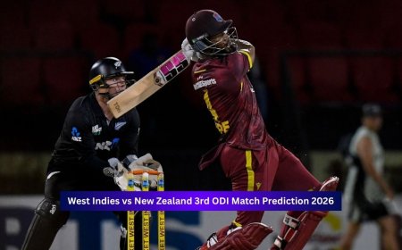 West Indies vs New Zealand 3rd ODI Match 2026