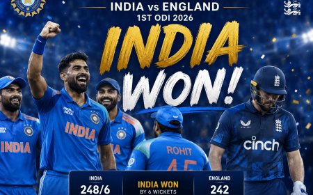 Did India Send a Strong Message with Their First ODI Win Over England?